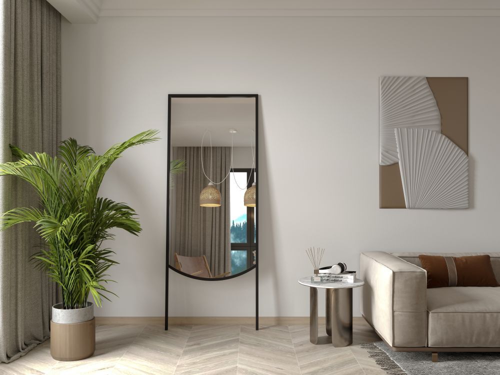 Lotus Siyah Boy Aynası